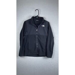 The North Face Fleece Jacket‎ Youth Large 14/16 Black Full Zip Outdoor Logo